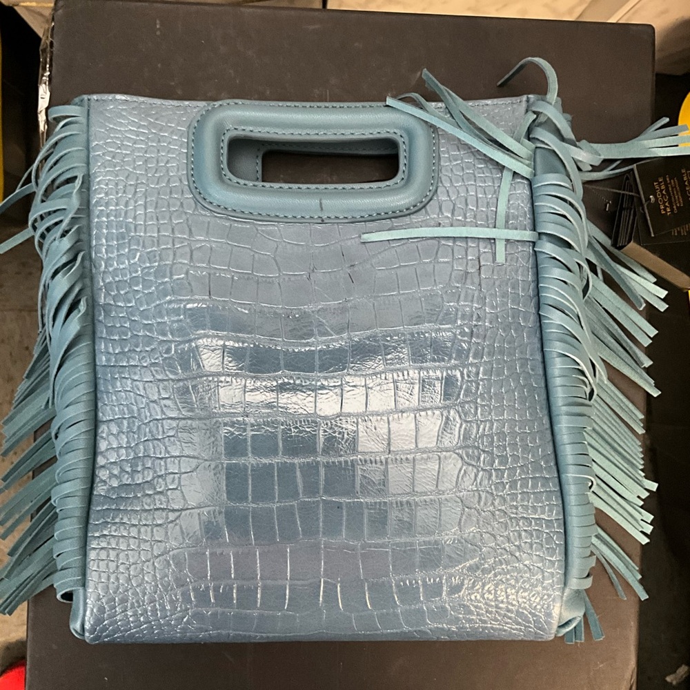 M bag in crocodile-effect leather - Picture 3 of 9